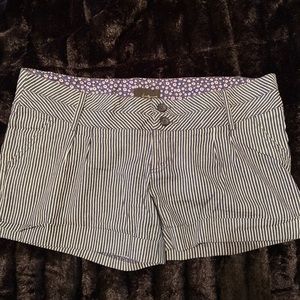 Pinstripe shorts